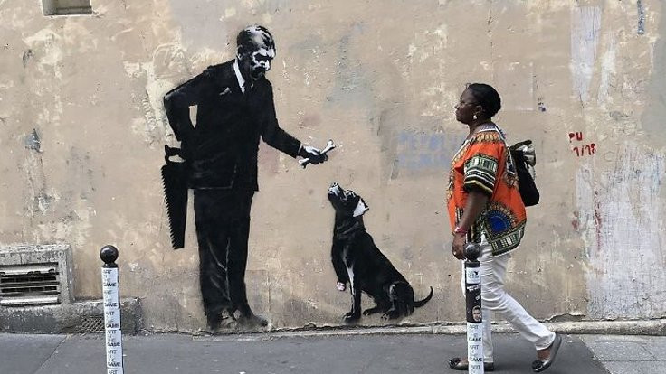 Banksy Paris'te ilk kez görüldü - Sayfa 2