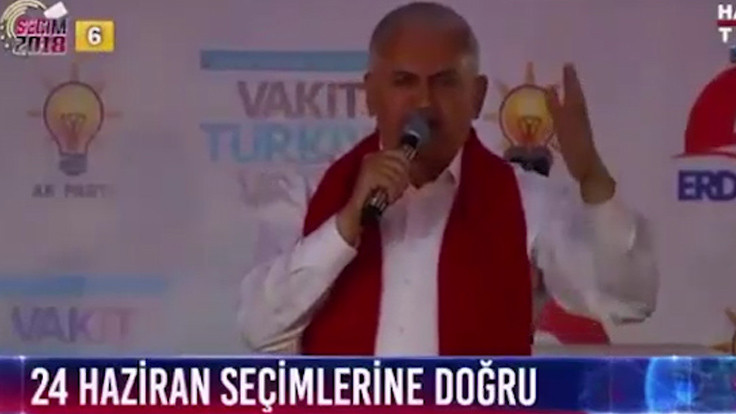 Başbakan Binali Yıldırım İzmir'de: Karşıyaka! "Kaf sin kaf sin sin kaf kaf''