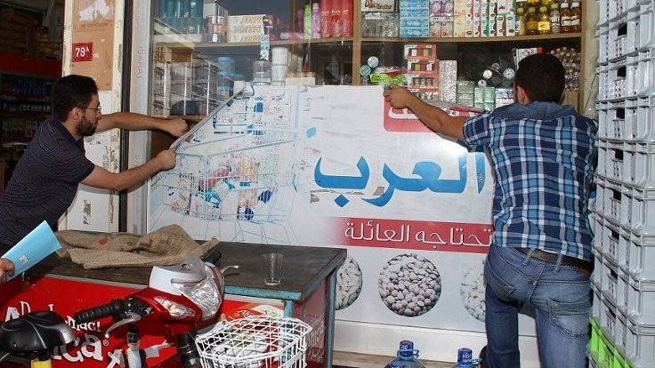 Suriyelilere ait tabelaların yüzde 75'i sökülüyor
