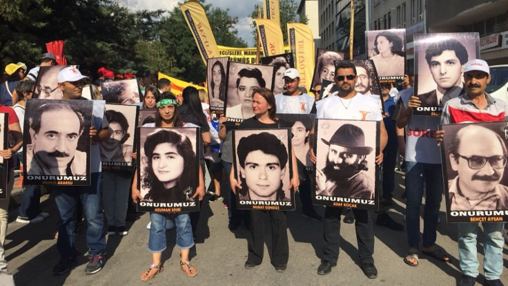 Ankara'da Sivas Katliamı yürüyüşü