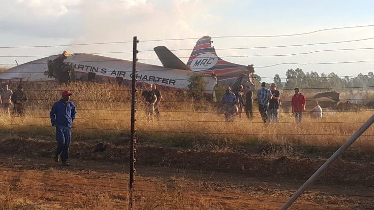 Güney Afrika'da uçak kazası: 20 yaralı
