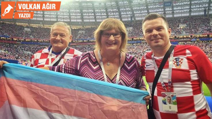 Trans bayrağı Dünya Kupası'nda