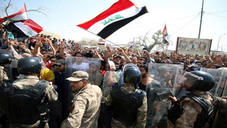 Irak'ta eylemler devam ediyor