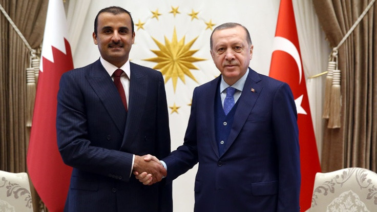 Erdoğan, Katar Emiri Al Sani'yle görüştü