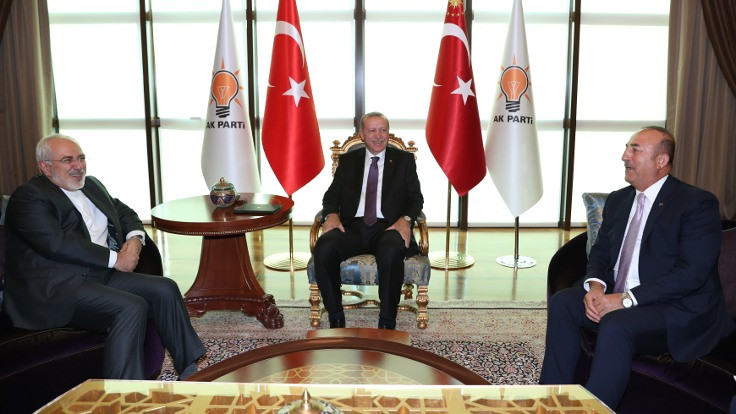 Erdoğan, Cevad Zarif'le görüştü