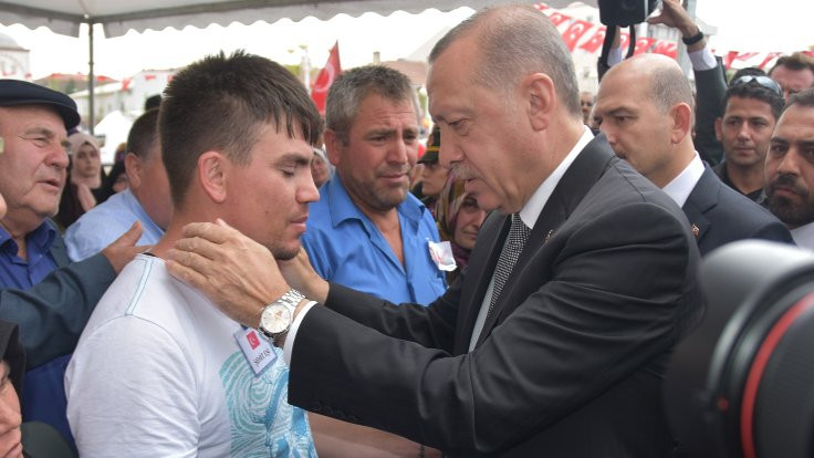 Erdoğan cenazede konuştu: İdamı onaylarım