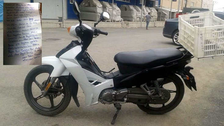 Çaldığı motosikleti 'ben dersimi aldım' deyip geri getirdi