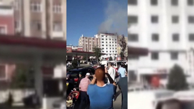 Sultanbeyli'deki özel hastanede yangın çıktı!