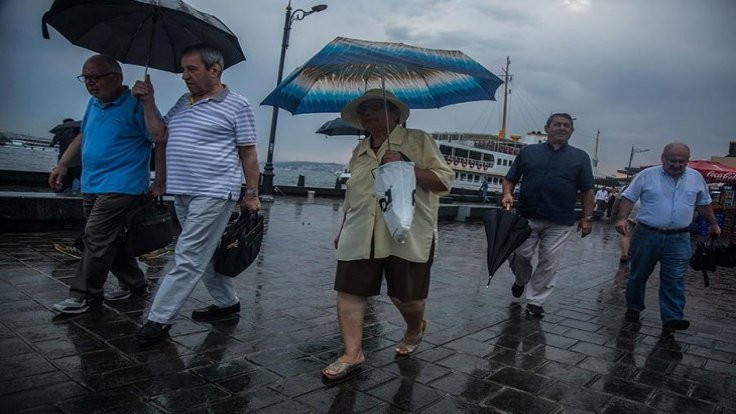 İstanbul'da sağanak etkili oldu