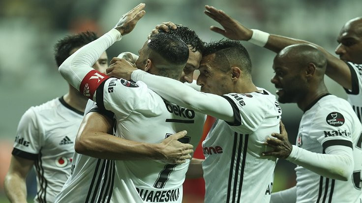 Beşiktaş 2 golle galibiyeti aldı