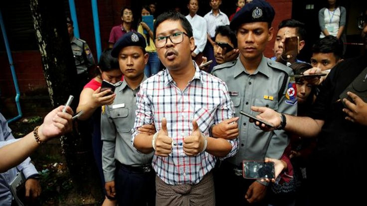 Myanmar'da iki Reuters muhabirine 7'şer yıl hapis cezası
