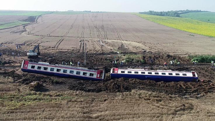 Tren kazasında kaybın artmasını makinistler önlemiş