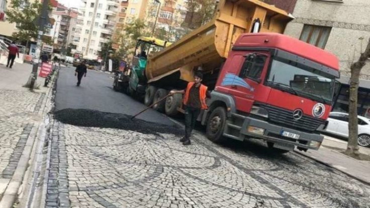 Kartal Belediyesi’nden 'Arnavut kaldırıma asfalt’ açıklaması: Muhtar istedi