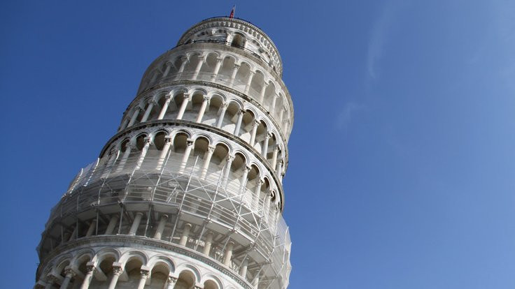 Pisa Kulesi'nin eğimi azalıyor - Sayfa 1