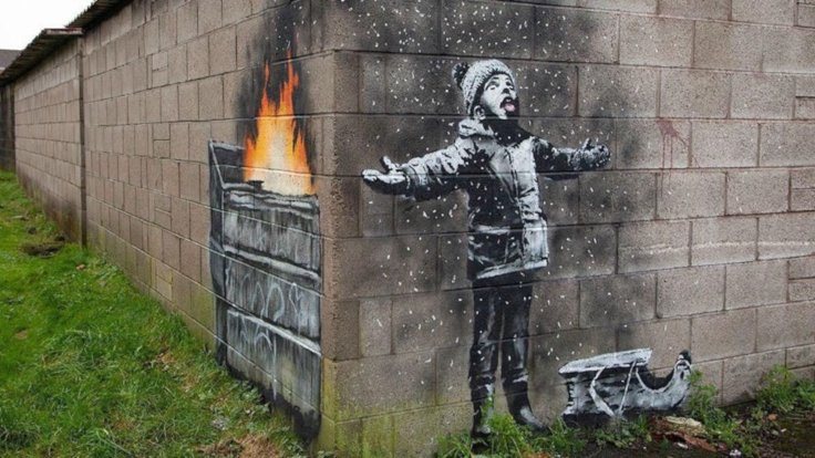 Banksy yaptı, halk koruyor