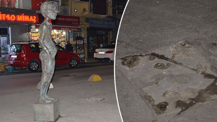 Kadıköy'deki 'Avanak Avni' heykeli çalındı!