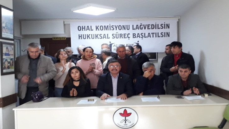 Adana'daki KHK'lilerden açıklama: OHAL Komisyonu lağvedilsin