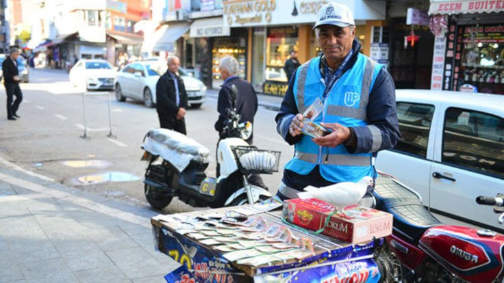 Güvercin pisledi, piyango satışları arttı