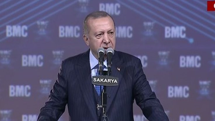 Erdoğan: Tank palet fabrikası BMC'ye devrediliyor