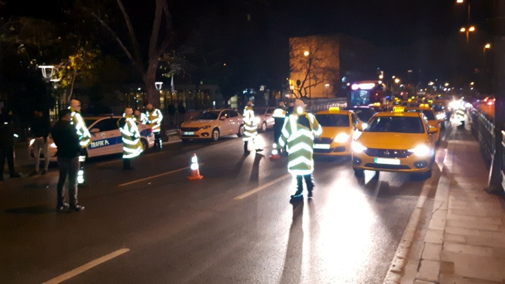 İstanbul'da yılbaşında 6 bin 363 sürücüye ceza kesildi