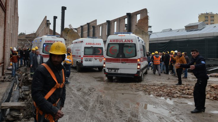 Müze inşaatı çöktü: 1 işçi öldü, 4 işçi yaralandı