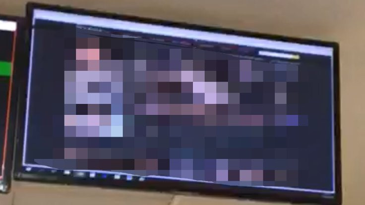 Devlet hastanesi ekranında porno yayını!