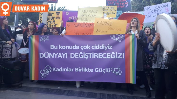 İzmir'de kadınlar sokakta: Öykü Arin'in kirpiği yere düşmeyecek