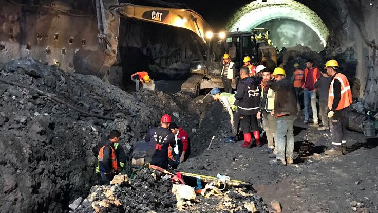 Denizli'de tünel inşaatında göçük: 1 ölü