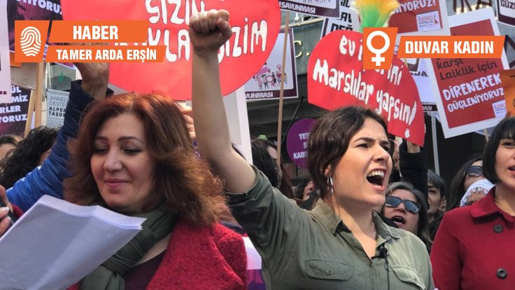 Ankaralı kadınlar 8 Mart'ta buluştu: Nafaka ve medeni haklarımızdan vazgeçmeyeceğiz