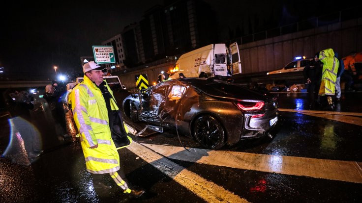 Beşiktaş’ta trafik kazası: 1 yaralı
