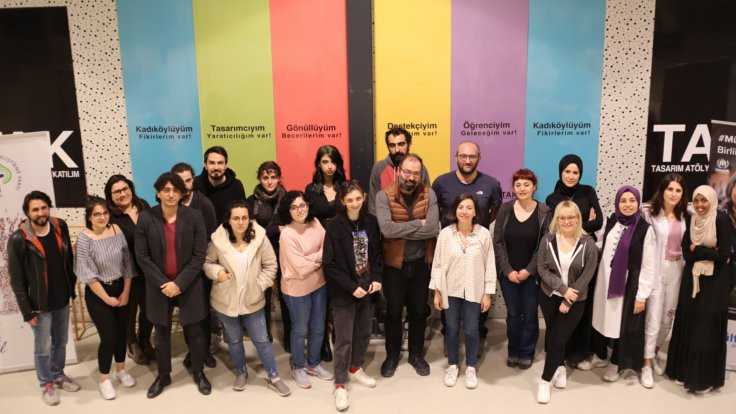Türk ve mülteci sanatçılar 'Digiterher'da bir araya geldi
