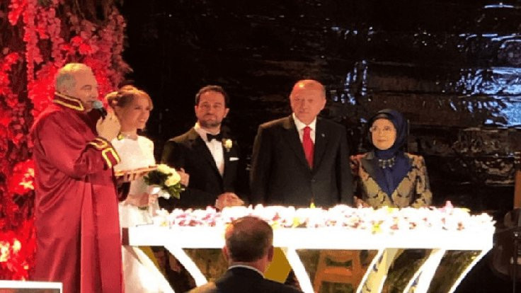 Demirören-Kalyoncu'nun nikah şahidi Erdoğan
