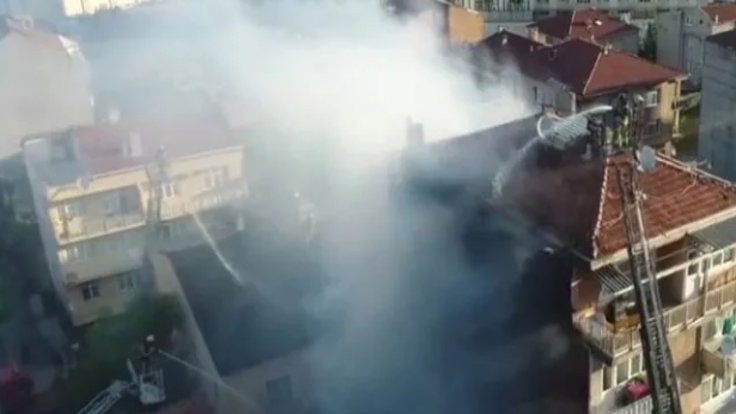 Fikirtepe'de binada yangın: 2 ölü