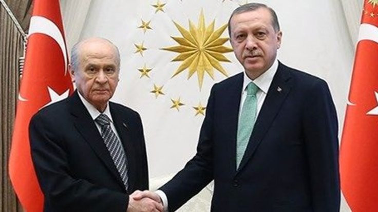 Erdoğan, Bahçeli'yle görüşüyor