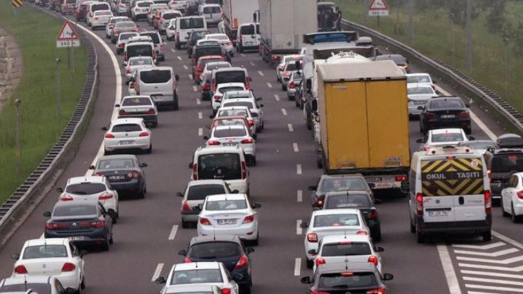 Bolu’da bayram trafiği yoğunluğu