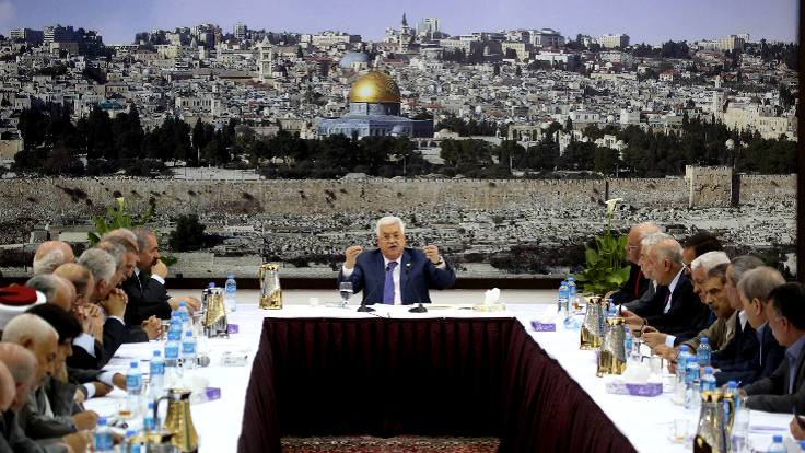 Filistin İsrail'le tüm anlaşmaları askıya aldı