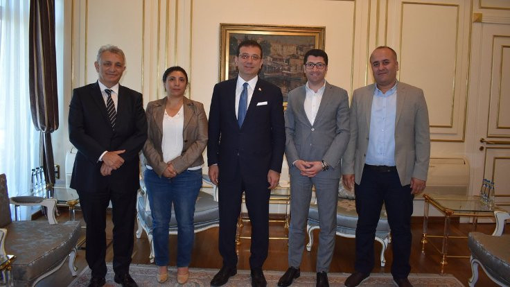 HDP'den İmamoğlu'na tebrik ziyareti