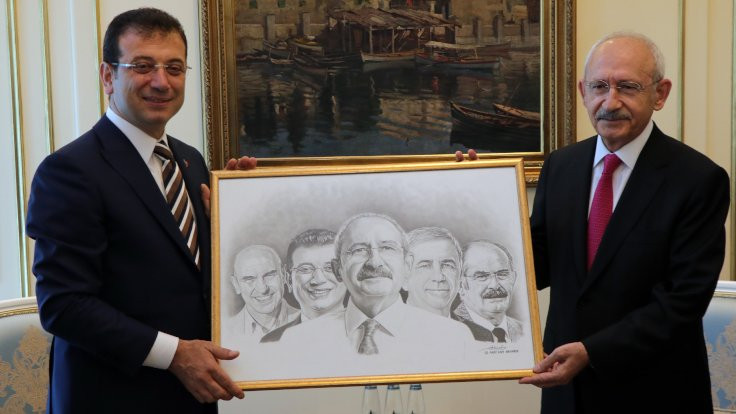 Kılıçdaroğlu'na hediye: Karakalem başkanlar