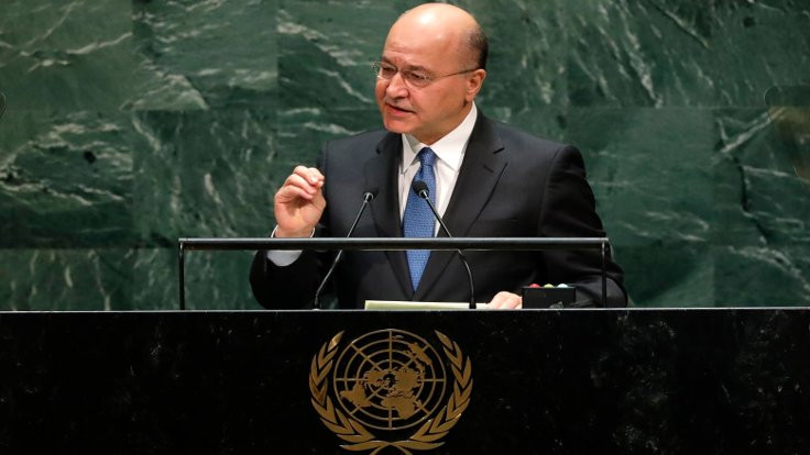 Irak Cumhurbaşkanı Berhem Salih BM'de Kürtçe konuştu: Sizleri kutluyorum