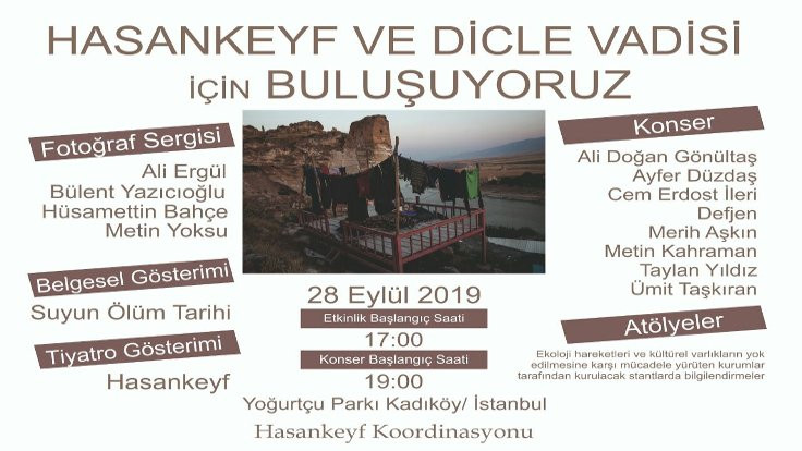 Hasankeyf için Kadıköy buluşması