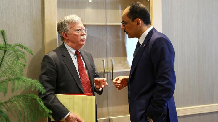 İbrahim Kalın, ABD Ulusal Güvenlik Danışmanı Bolton ile görüştü