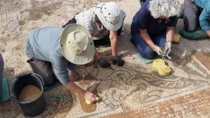 İngiltere’de Roma mozaiği bulundu