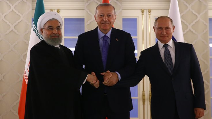 Erdoğan, Ruhani ve Putin Fırat'ın doğusu için üç ayrı mesaj verdi