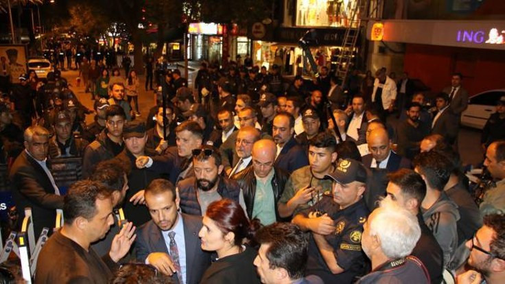 Ankara'da harekat protestosu: 8 gözaltı