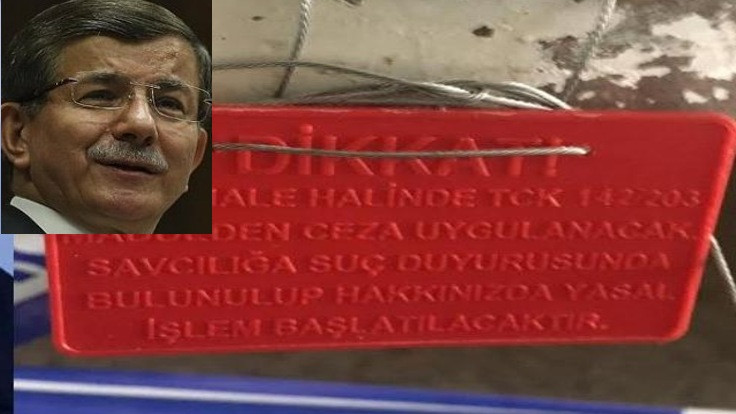 Davutoğlu'nun İstanbul'daki ofisi mühürlendi
