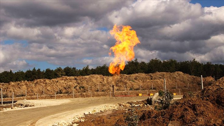 Tekirdağ'da ilk doğal gaz ateşi yandı