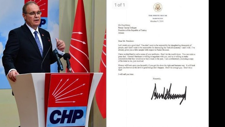 CHP’den 'mektup' tepkisi: Kağıt parçası iade edilsin