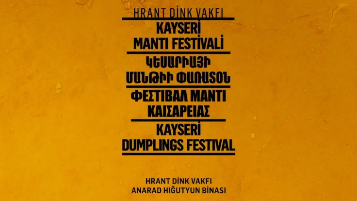 Hrant Dink Vakfı, Kayseri mantısına çağırıyor