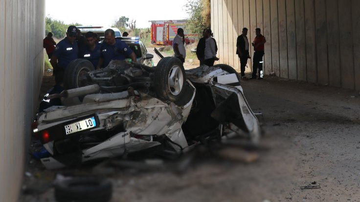 Adana'da kaza: 1 ölü, 3 yaralı