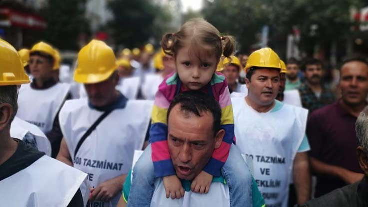 Madencinin Ankara yürüyüşünün önünü jandarma kesti